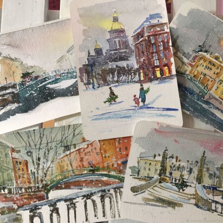 Новогодняя открытка из Петербурга