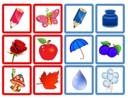 Карточки для изучения цветов