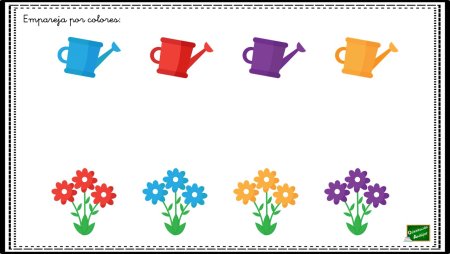 Соотнеси по цвету задания