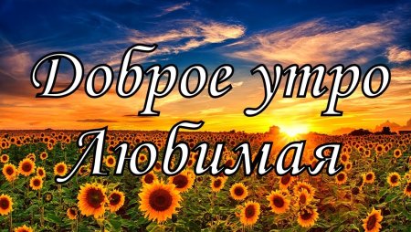 С добрым утром милая Наталья
