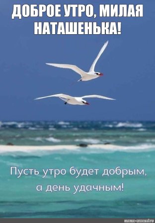 Открытки с добрым утром Наташа