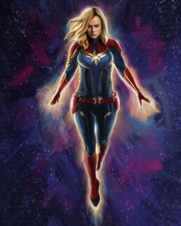 Marvel Puzzle Quest Капитан Марвел
