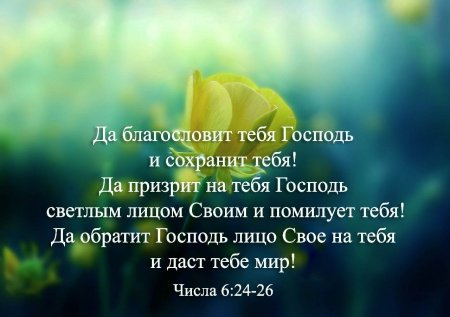 Благословений от Господа