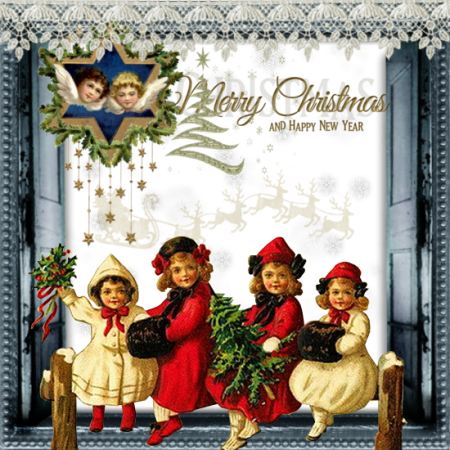 Открытки с Рождеством католическим на финском