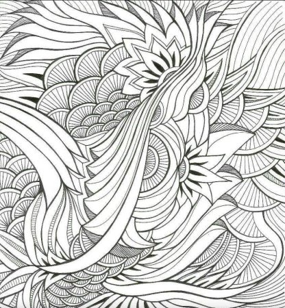 Раскраски сложные