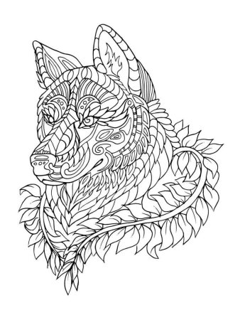 Раскраски сложные