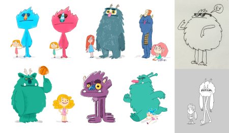 Катя и эф герои