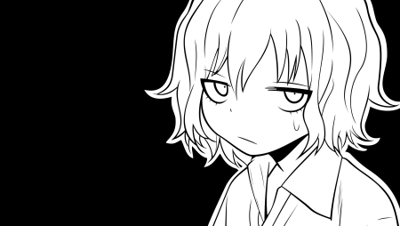 Аниме чёрно белое