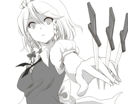 Аниме чёрно белое