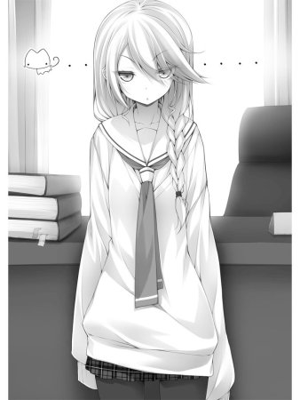 Аниме серо белые