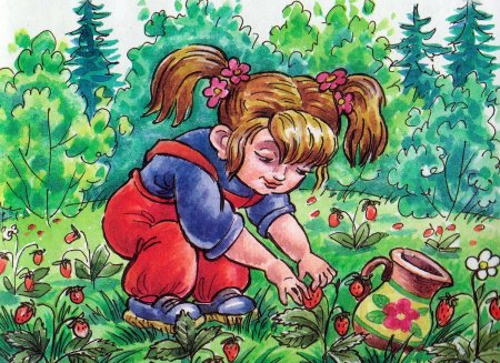 Иллюстрации к сказке Катаева дудочка и кувшинчик