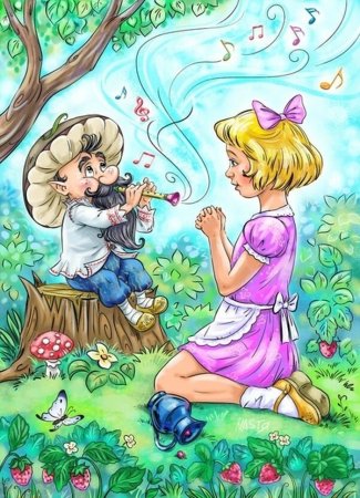 Иллюстрации к сказке Катаева дудочка и кувшинчик