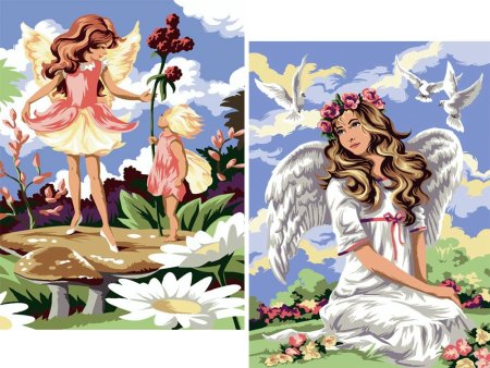 Раскраска по номерам Фея