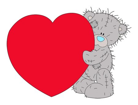 Мишка Тедди с сердечком