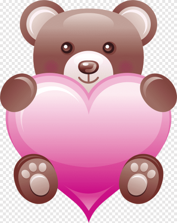 Медвежонок с сердечком
