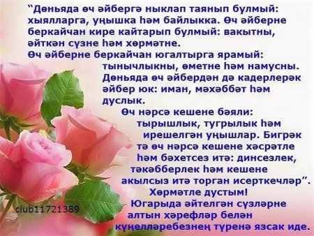 Открытка Эниемнен туган коне