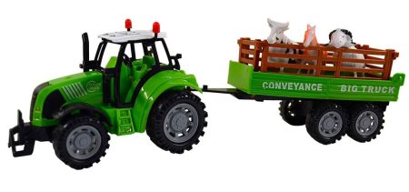 Конструктор 30007 трактор с прицепом (лядский)