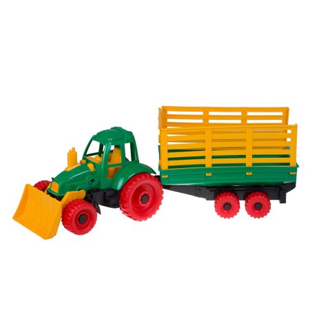 Трактор Нордпласт с прицепом (051) 54 см