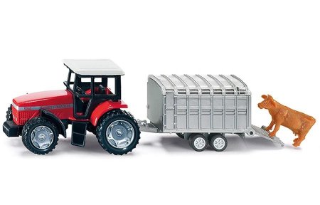 Трактор siku с прицепом (1953) 1:50 25.5 см