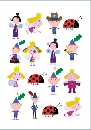 Маленькое королевство Бена и Холли герои