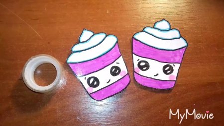 СКВИШИ из бумаги легкие и красивые