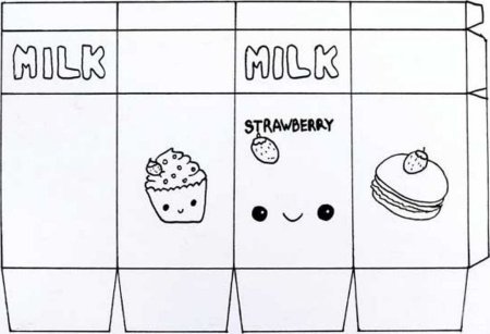 СКВИШИ молоко шаблон