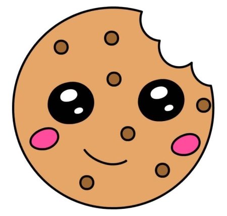 Милые рисуночки с глазками печенька