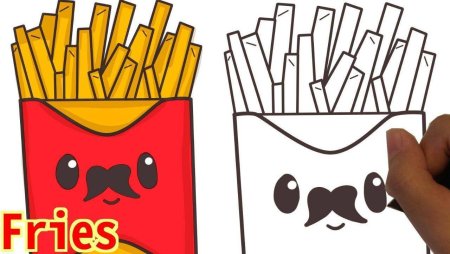 СКВИШИ из бумаги картошка фри