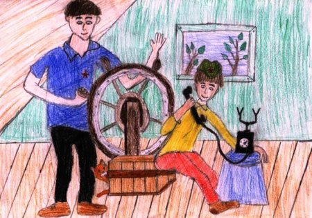 Рисунки к повести Гайдара Тимур и его команда