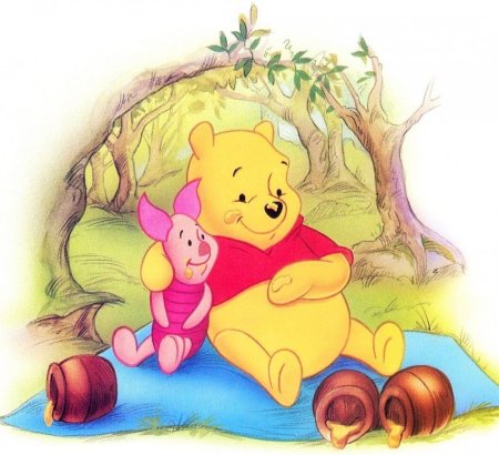 Диснеевский Винни пух и Пятачок