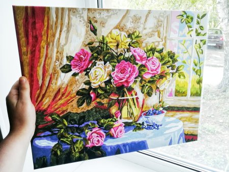 Алмазная мозаика на холсте с подрамником