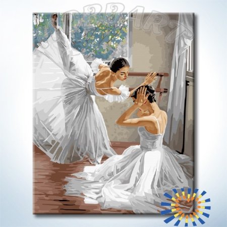 Картины по номерам балерина на холсте