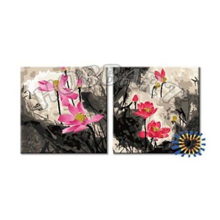 Набор для рисования по номерам триптих