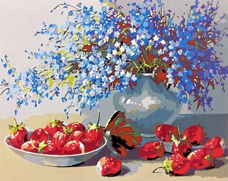 Натюрморты по номерам на холсте