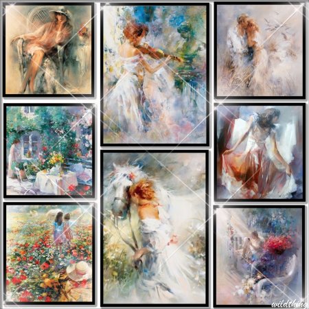 Виллем Хайенраетс девушка с лошадью