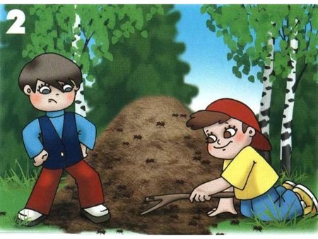 Неправильное поведение в лесу