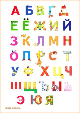 Алфавит русский для детей