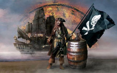 Флаг капитана Джека воробья