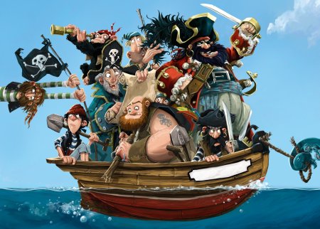 Бунт на пиратском корабле