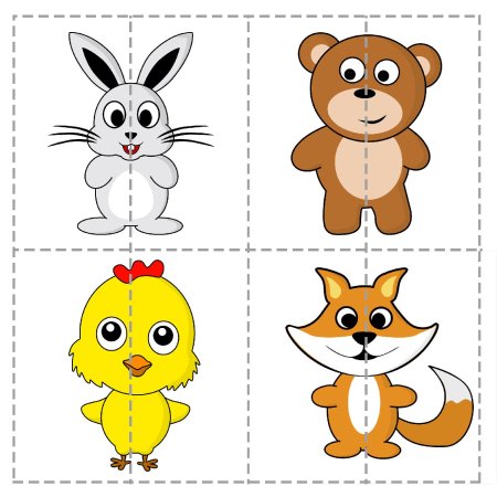 Развивашки половинки для детей