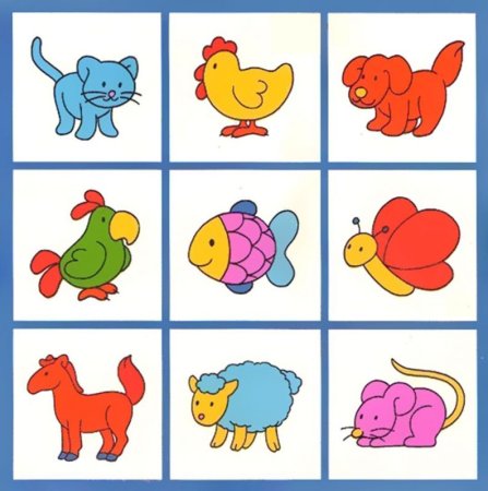 Карточки для детей 2 лет