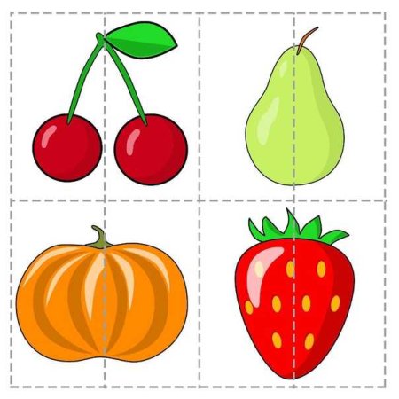 Фрукты развивашки для детей 3 лет