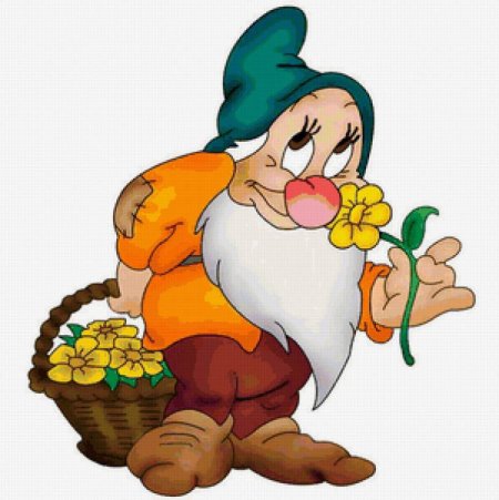 Гном Скромник из Белоснежки