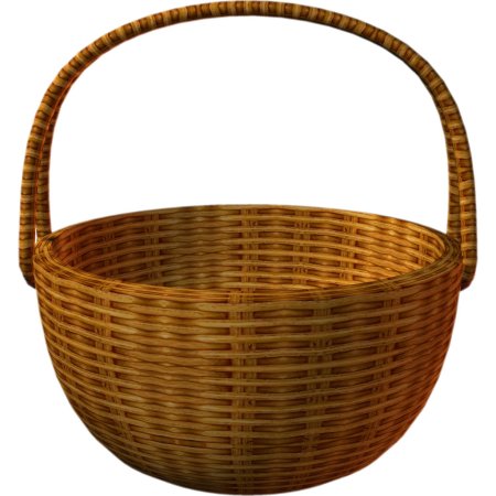 Корзина для ребенка плетеная