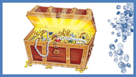 Нарисовать сундук с сокровищами