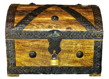 Сундук сокровищ спереди