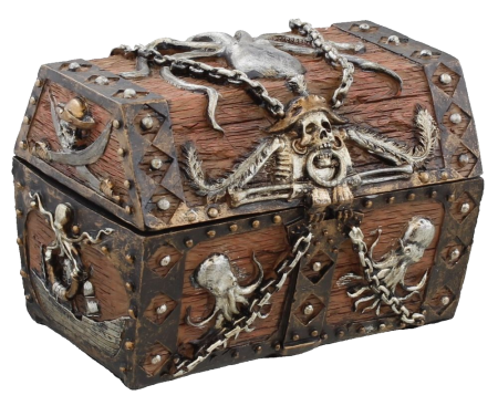 Старинный пиратский сундук