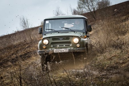 УАЗ Хантер в грязи