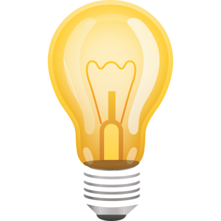 Наклейка - лампочки