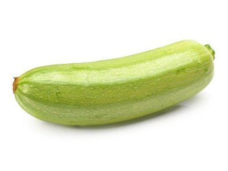 Кабачок на белом фоне